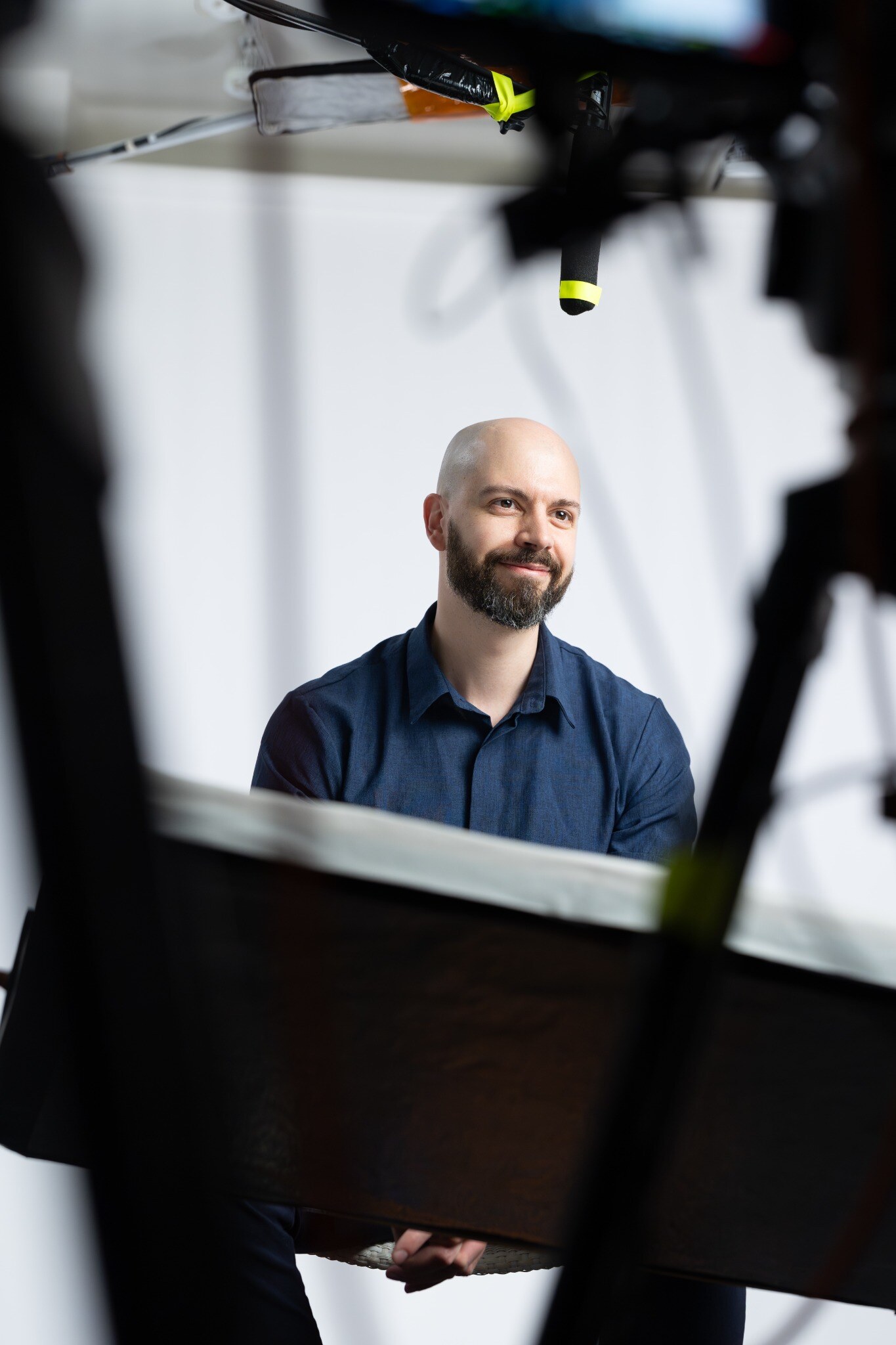 Dagomar Degroot during a filmed interview