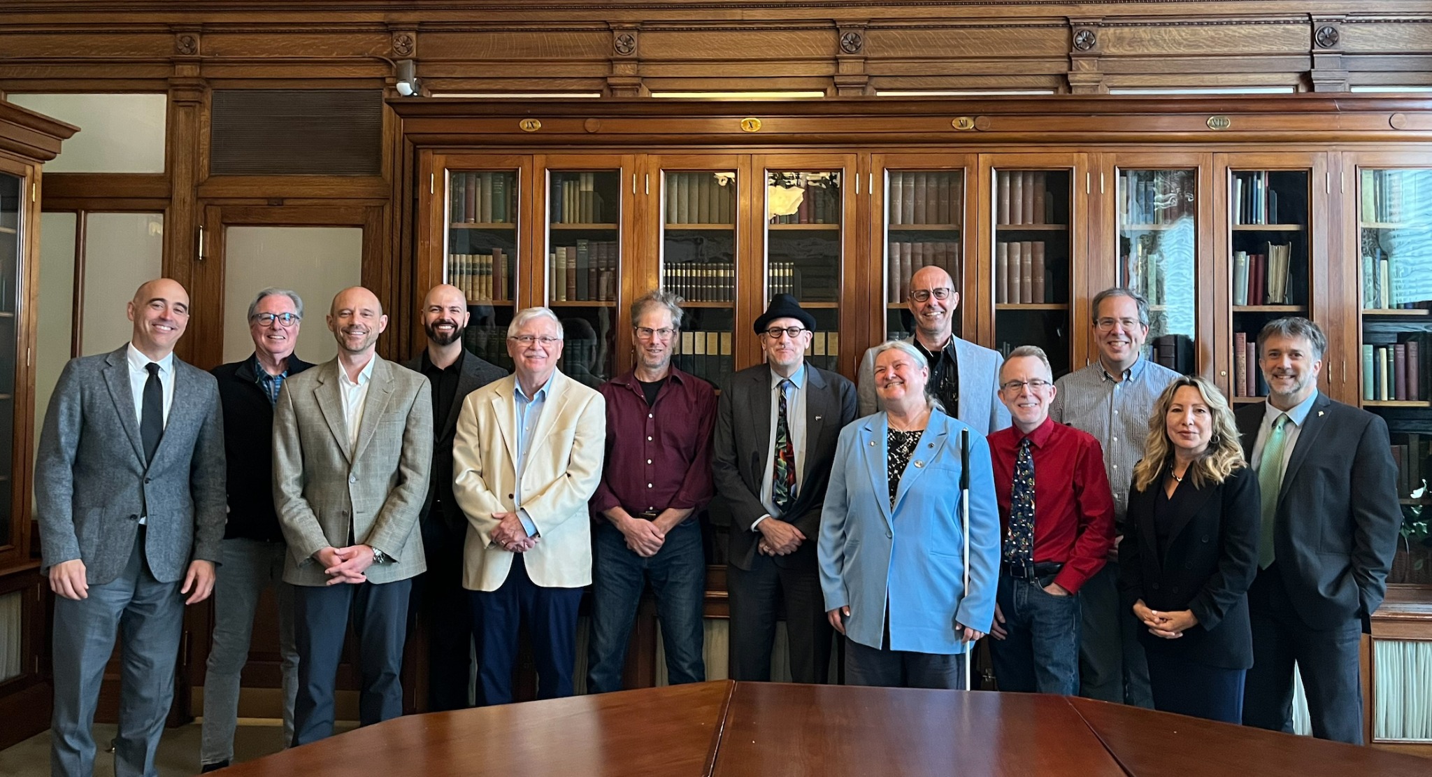 Dagomar Degroot with fellow Blumberg Chair alumni at the Library of Congress